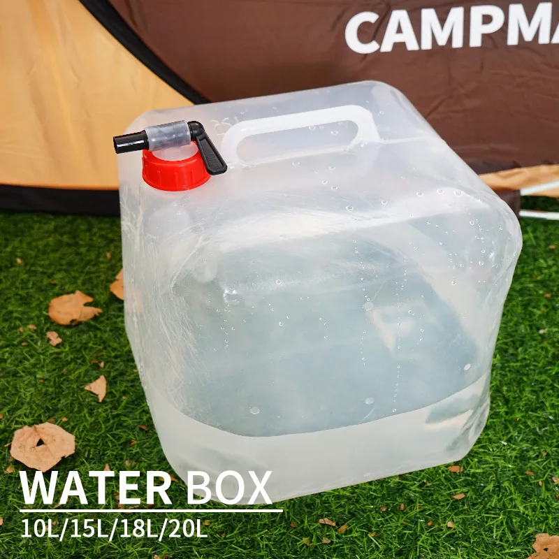 

10/15/18/20L Folding Outdoor Water Bags Large Capacity Drinking Water Containers Multi-function Collapsible Camping Water Bottle