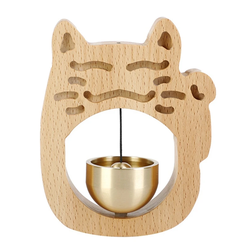 

Cat-Shaped Bell Doorbell Ornament Decoration Doorbell Wind Chime Refrigerator Gift Room Decoration