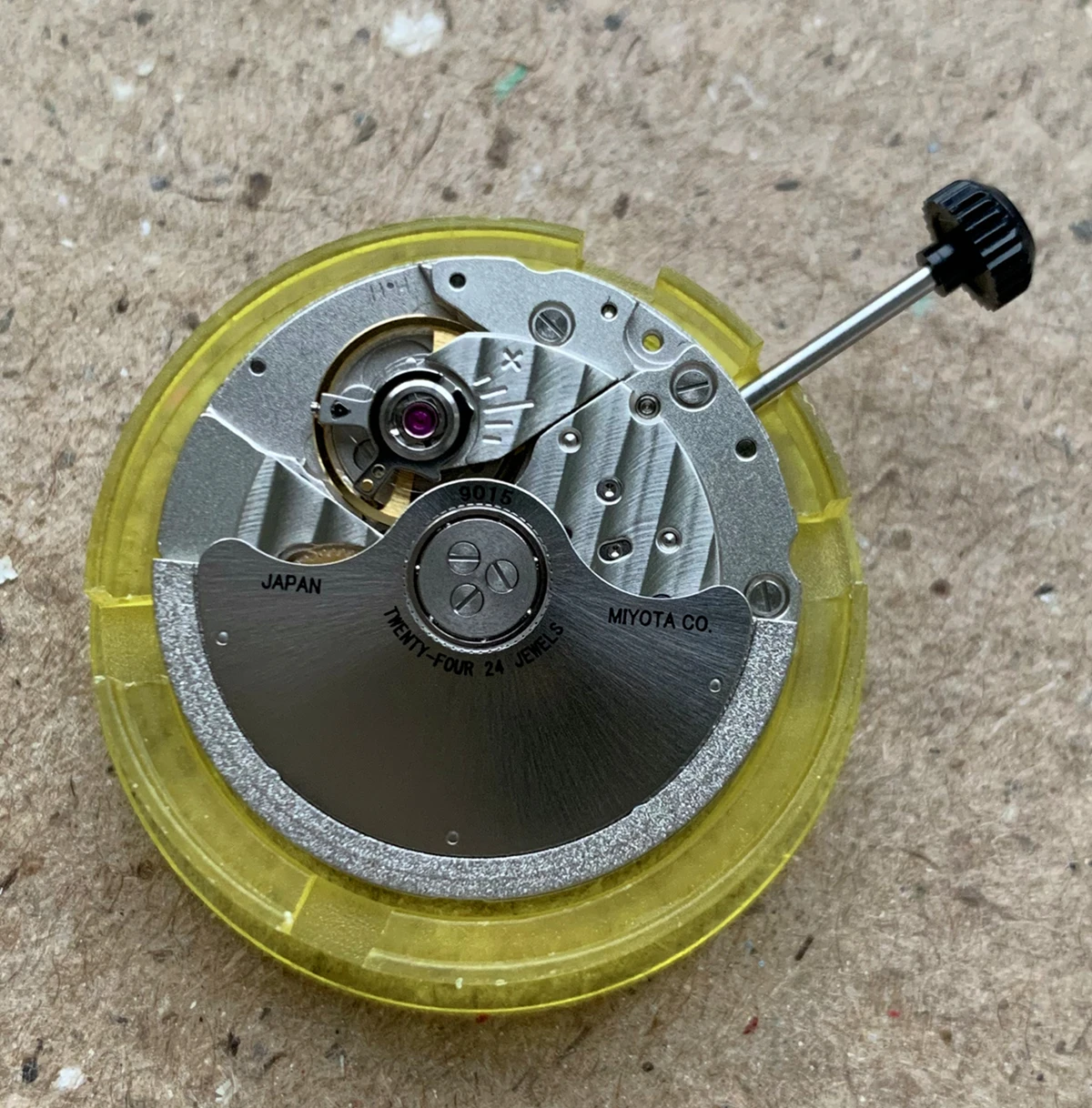 Japan Original Miyota 9015 Mechanical Movement Ultra Thin 24 Jewels Automatic Self-winding Watchmaker Replacement Mechanism