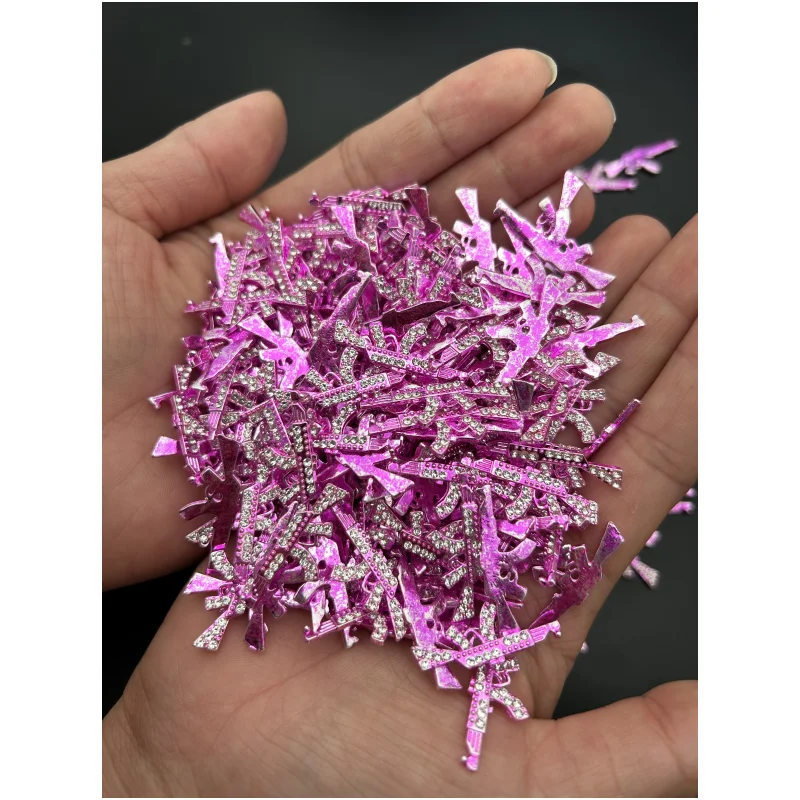 

10pcs Pink Gold Bunny Luxury Nail Charms Glitter Alloy Nail Rhinestones Crystal DIY Jewelry Manicure 3D Nail Art Decoratio Parts