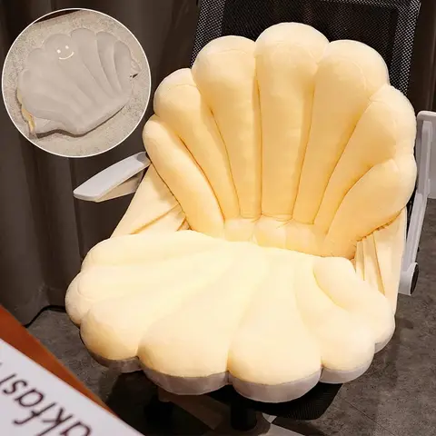 Новая популярная Корейская Бархатная подушка с имитацией плюшевой ракушки, полноцветная Высококачественная Подушка большого размера, домашний декор для фото, особый подарок