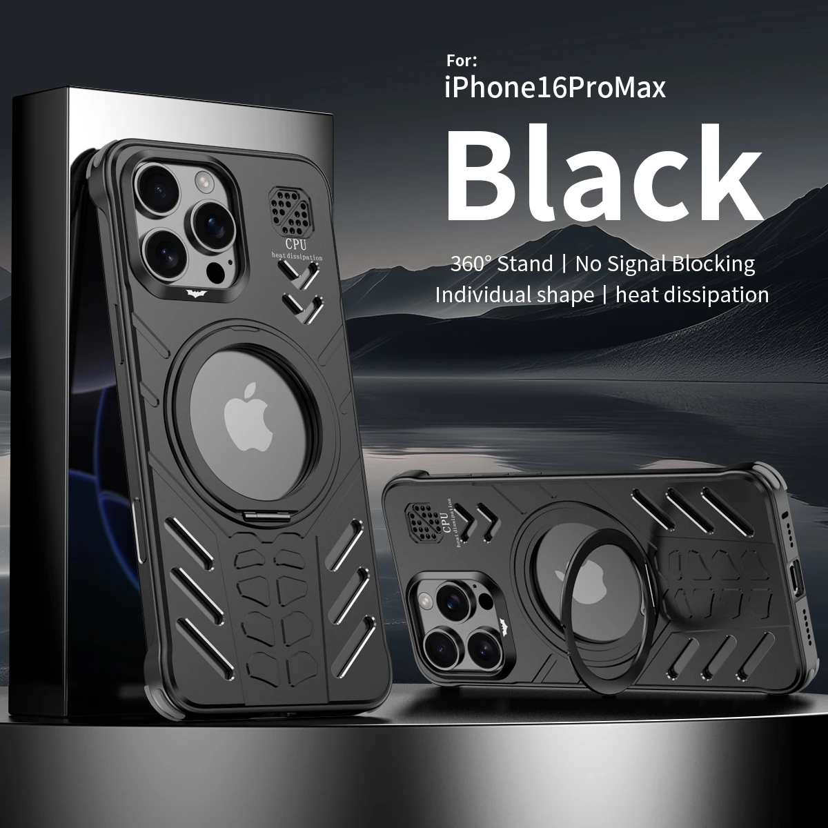 Модный магнитный чехол для телефона из алюминиевого сплава iPhone 15 16 Pro Max Luxury 360 °