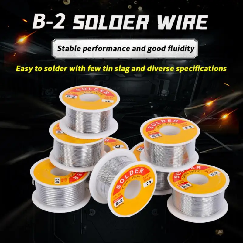 

0.8mm 50g Soldering Tin Wire Tin Melt Rosin Core Solder Soldering Wire Roll No-clean FLUX 2.0%