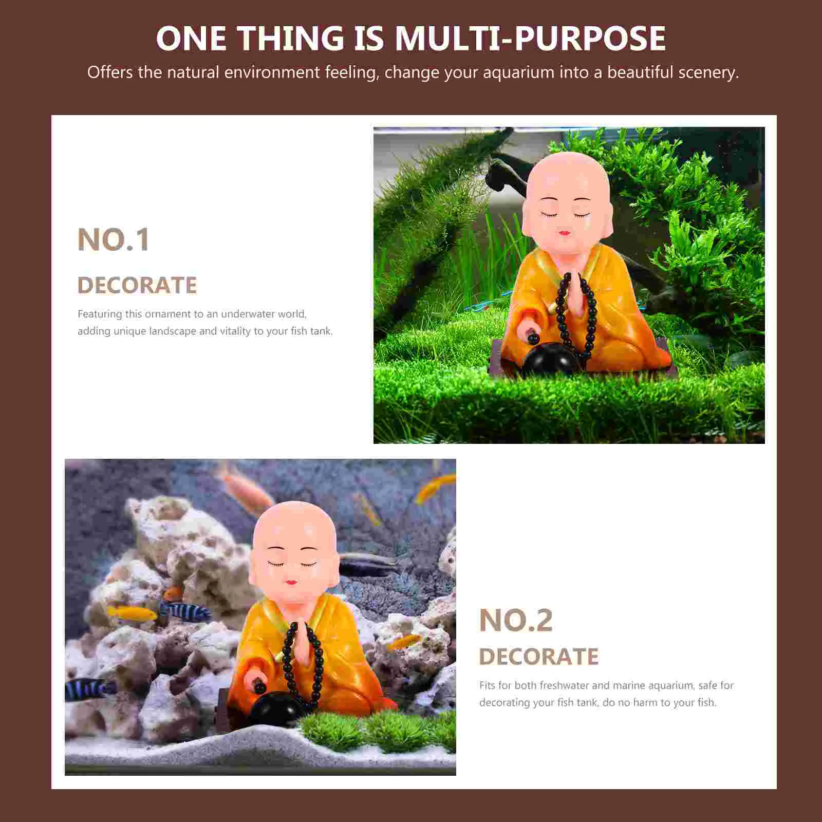 Украшения для вечеринки украшение монаха автомобиль маленькие статуи дзен