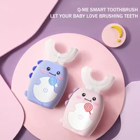childrens electric toothbrush childrens cartoon electric toothbrush smart 360 degree ultrasonic silicone children