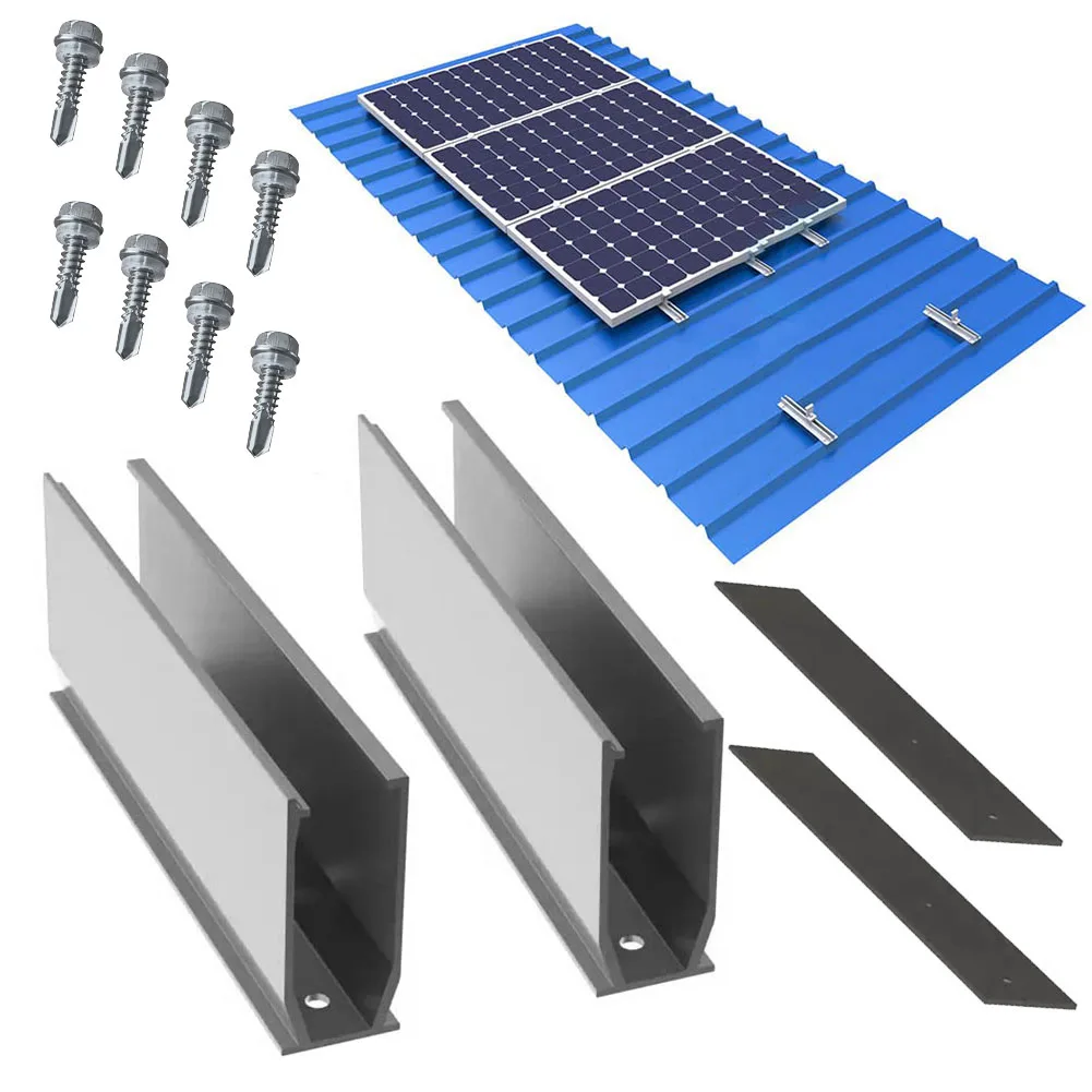 

1/2/4pcs Rail PV Systems Mounting Rail Aluminium 180MM Solar Panel Accessories PV System Home Improvement Electrical Supplies