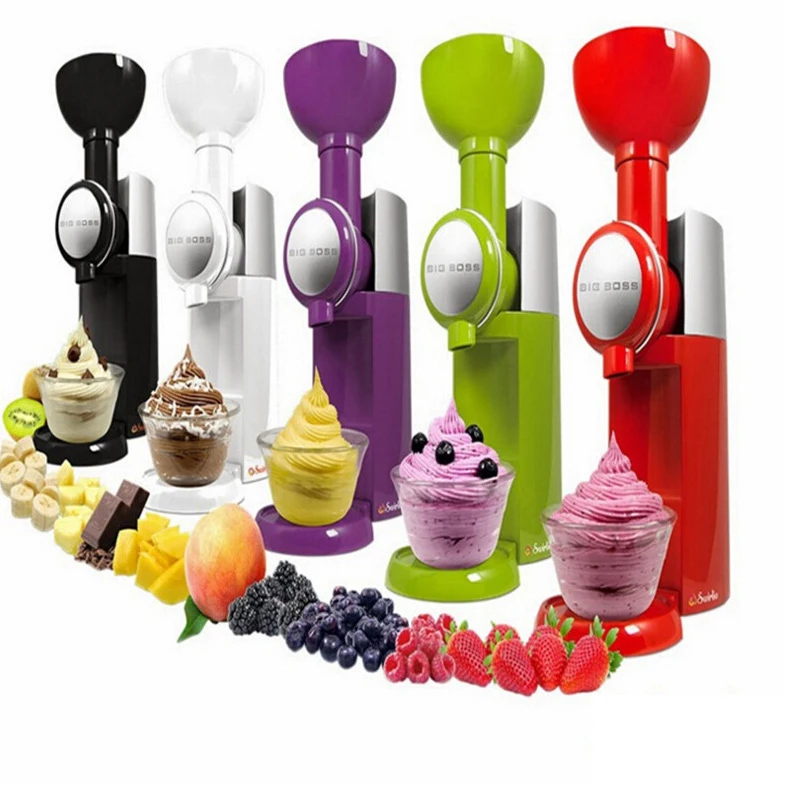 

Big Boss Swirlio Automatic Frozen Fruit Dessert Machine Fruit Ice Cream Machine Maker Milkshake Machine