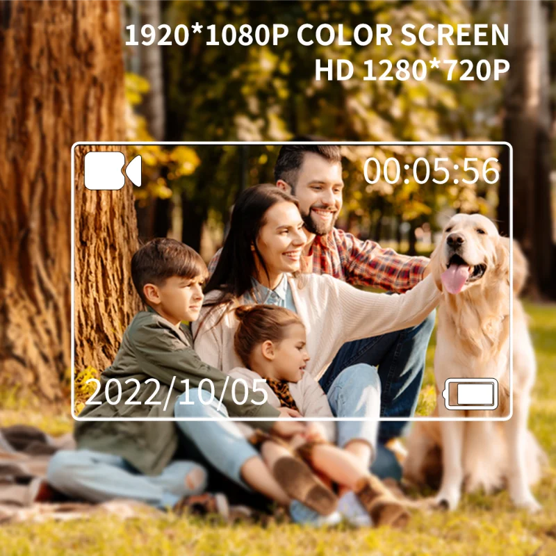 Миниатюрная Экшн-камера Pokcet 1080P с HD-экраном видеорегистратор для велосипеда