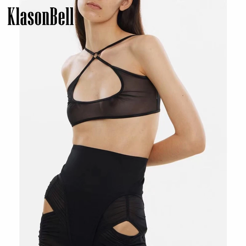 

4,4 KlasonBell винтажный сексуальный черный женский бюстгальтер на бретелях