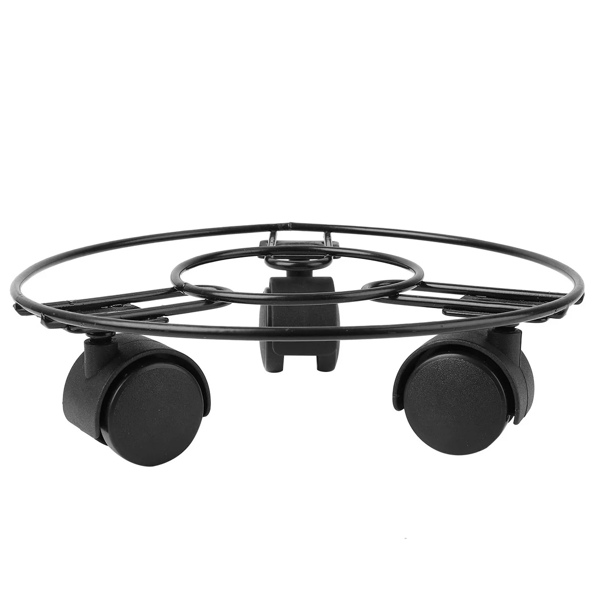 

Round Iron Stand Caddy Movable Flower Pot Stand Pot Base Tray