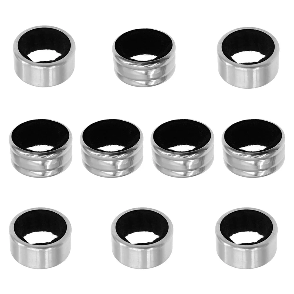 

10 pcs Bottle Neck Catcher Bottle Drip Ring Collar Drop Ring Bottle Rings Metal Ring Collar
