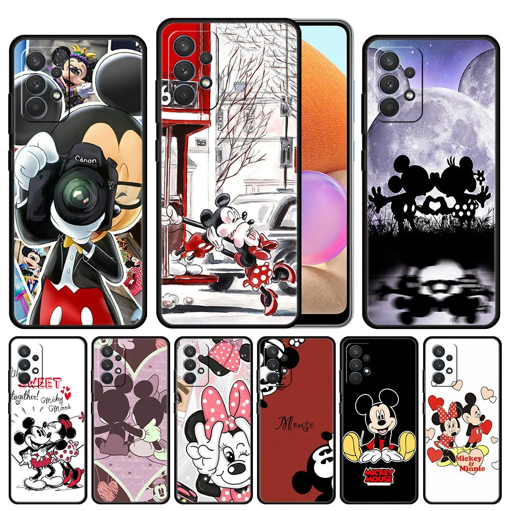 

Case Cover for Samsung Galaxy A02s A12 A21s A30 A50 A20 A11 A03 A23 A03s A01 Cell Capa Protection Disney Mickey Minnie London