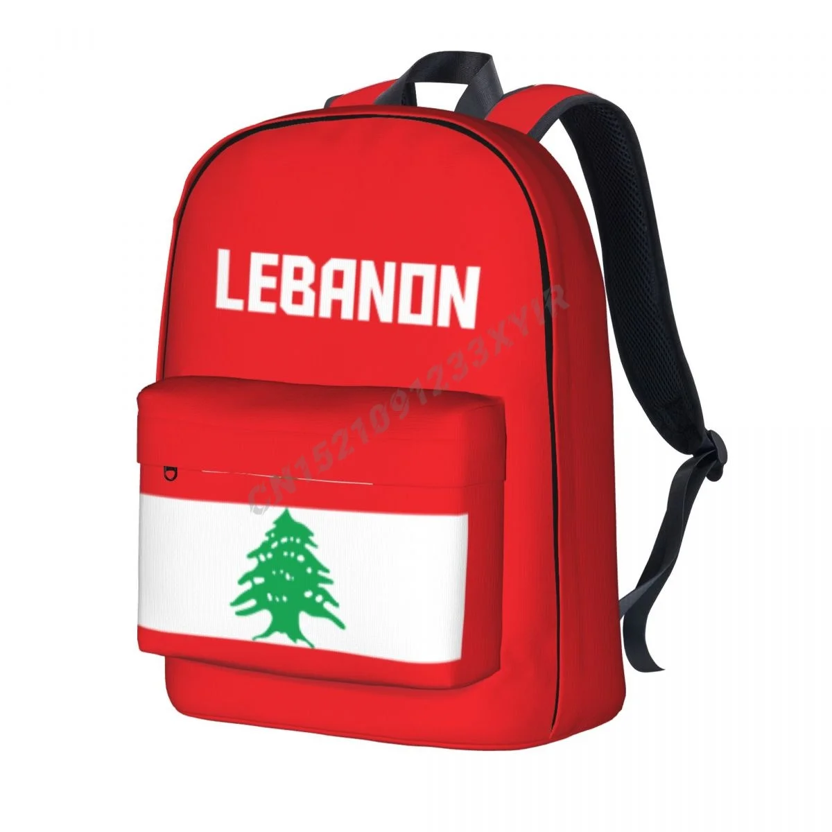 

Unisex Backpack Lebanon Flag1 Stitch Schoolbag Messenger Bag Case Laptop Travel Bag Mochila Gift