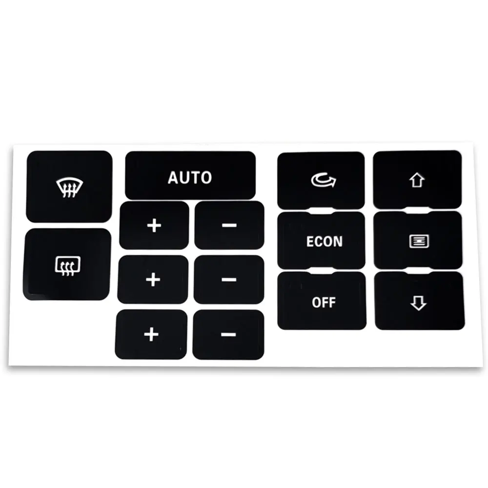 

Для Audi A6 C5 A/C климат, кондиционер, обогреватель, кнопка управления, ремонтная наклейка, накладка, наклейки, матовый черный, автомобильные аксессуары