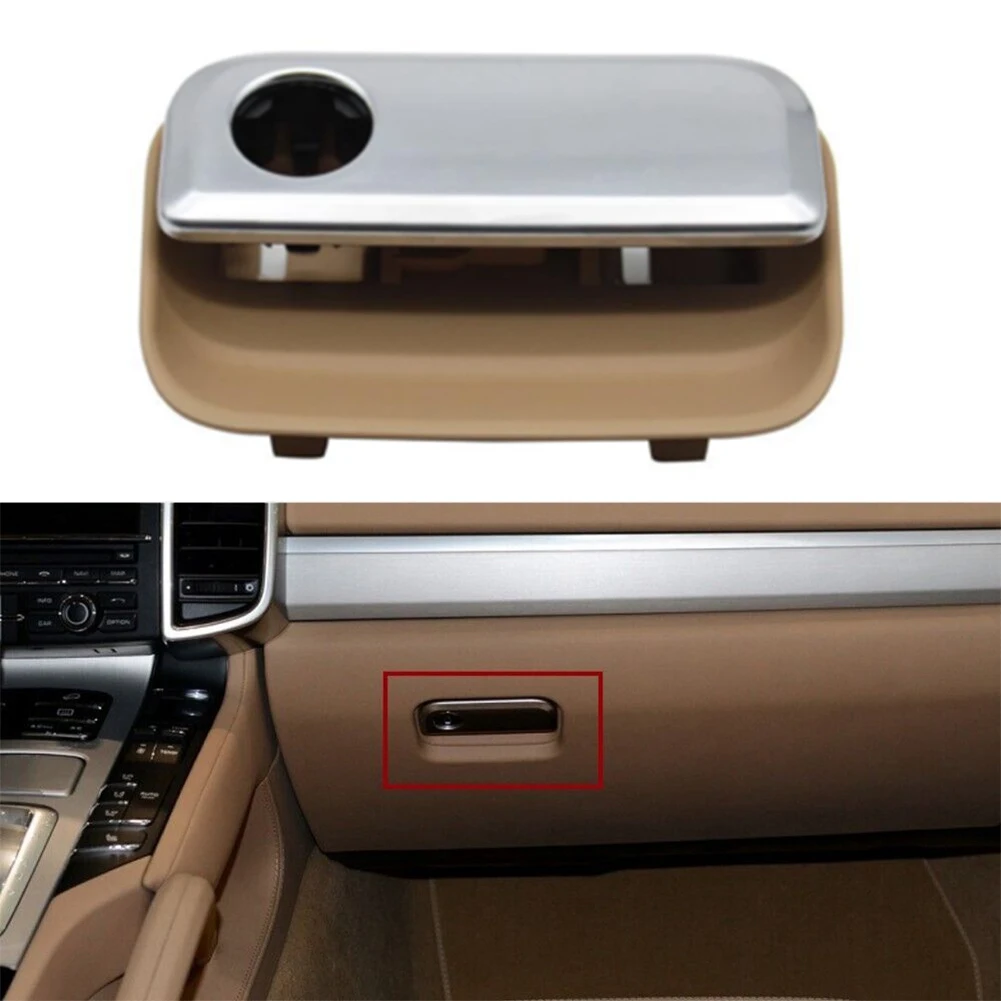 Ручка для перчаточного ящика 958552147 бежевая Porsche Cayenne 2010-2018