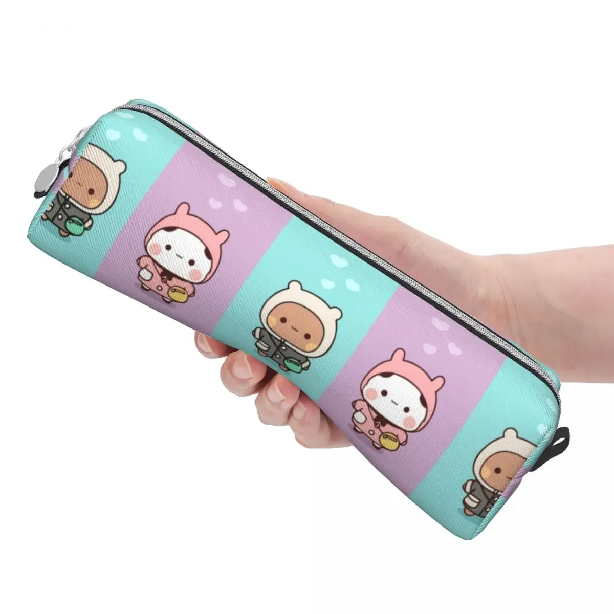 Пенал с рисунком медведя и панды ранцы для ручек милым мочи персика кота сумки