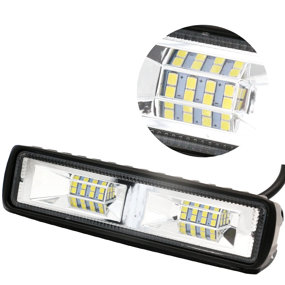 Светодиодные рабочие фары из алюминиевого сплава лампочки 12-24 В для Led Cob Wrangler Jk