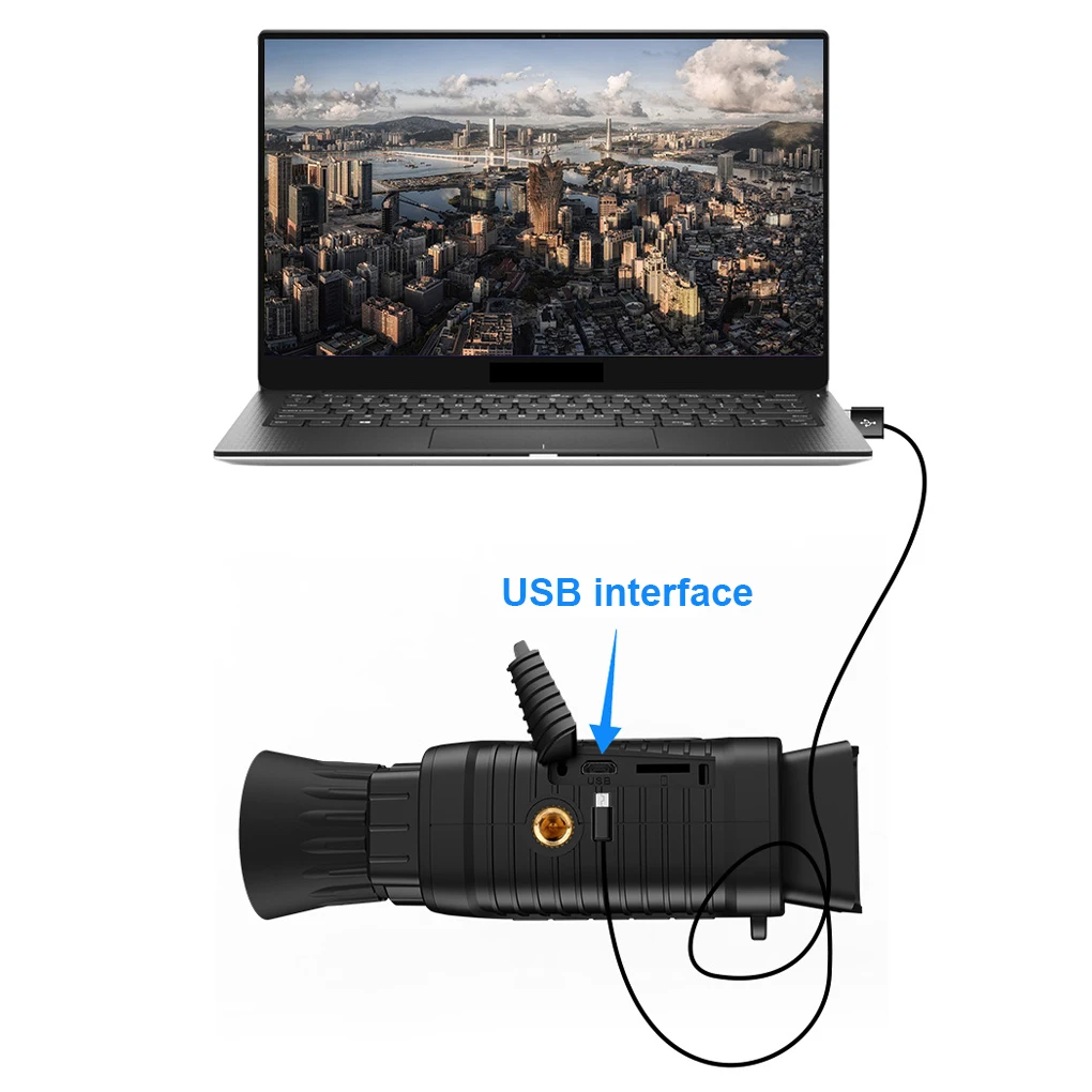 

Binoculars Long Range Low Light Monocular 2000mAh Battery Night Visions Binocular Optical Equipment Hunting Photography