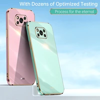 luxury 6d plating silicone shockproof bumper phone case for xiaomi poco f2 m4 pro x3 mi 9t 10t 11t 11i 12x 12 pro silicone case
