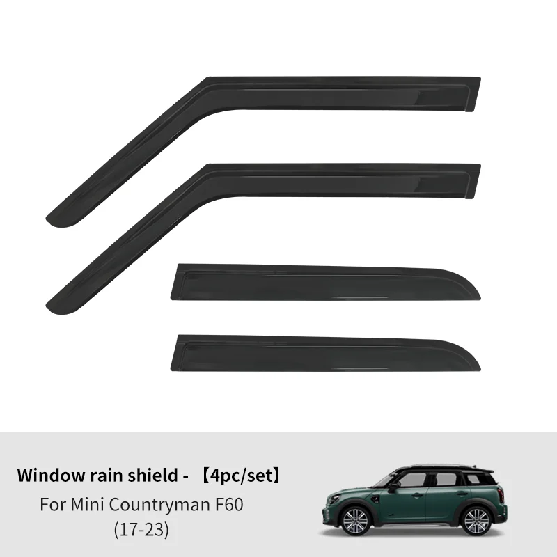 

Оконный козырек для MINI COOPER F55 F65 F60 R60 U25 F54 J05 COUNTRYMAN CLUBMAN Вентиляционное от солнца и дождя Щит Delflector Тент Крышка