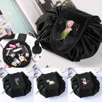 drawstring cosmetic bag portable travel storage makeup bag organizer female make up pouch toiletry beauty case