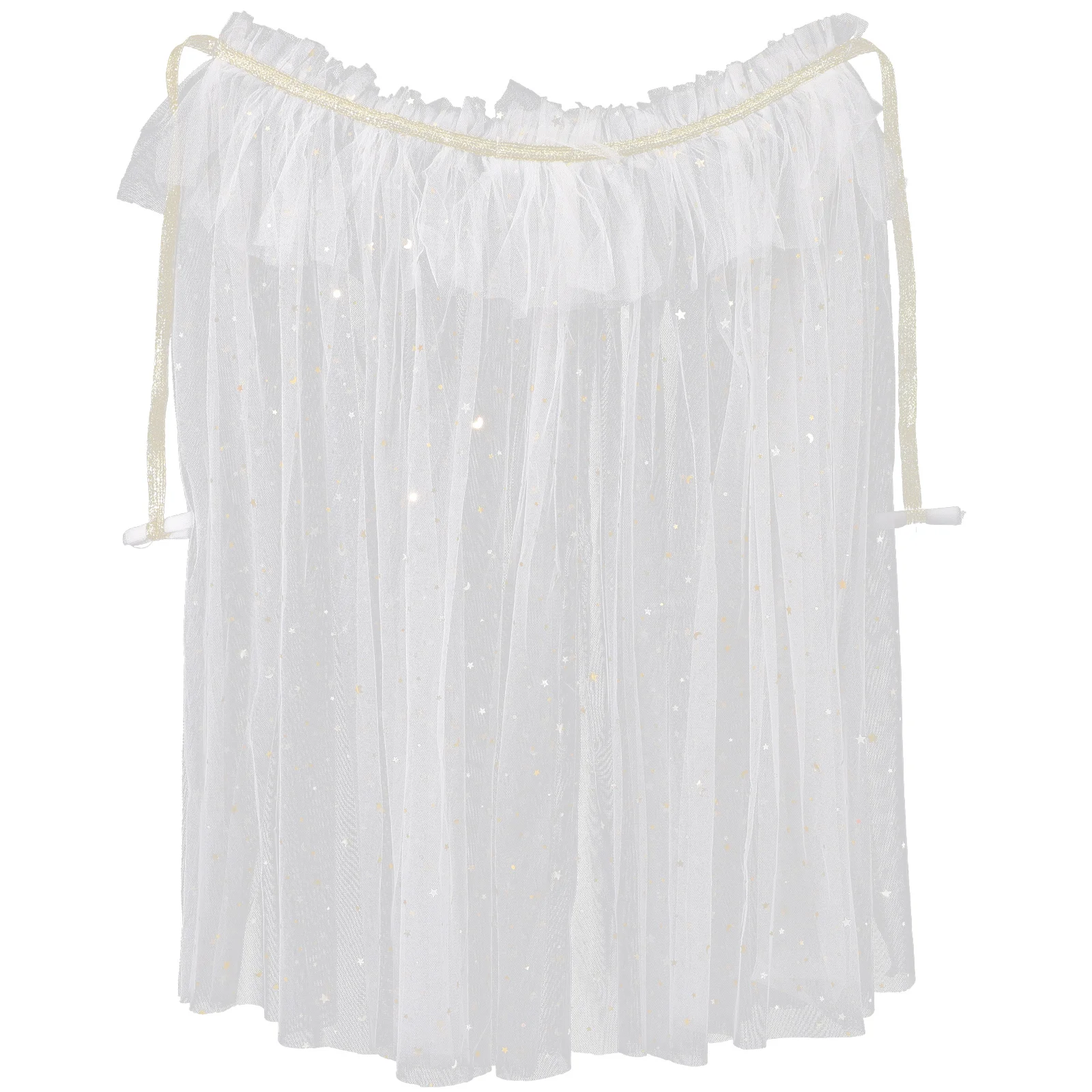 

Snowflake Cloak Cosplay Cape Girls Gauze Costume Capes White Shawl Women Dressy