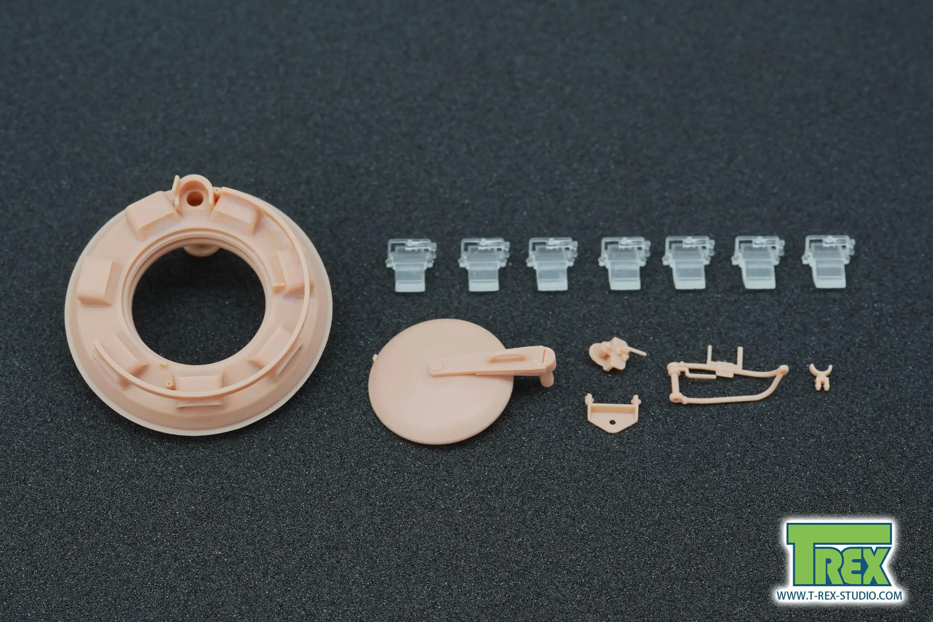 T-REX 35152-1 1/35 3D Печатный король Tiger Cupola Weld прилагаемый тип w/o сливные прорези для Hobby