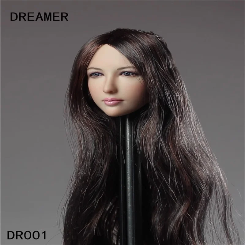 DREAMER DR001 1/6 солдат длинные волосы красота голова резьба скульптура модель игрушки