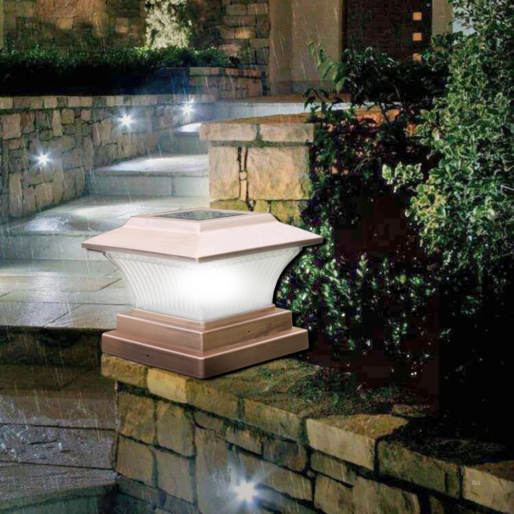 

Solar Column Light LED Outdoor Lighting Fence Pillar Head Garden Courtyard Lamp LED Outdoor Garden Patio Decor
