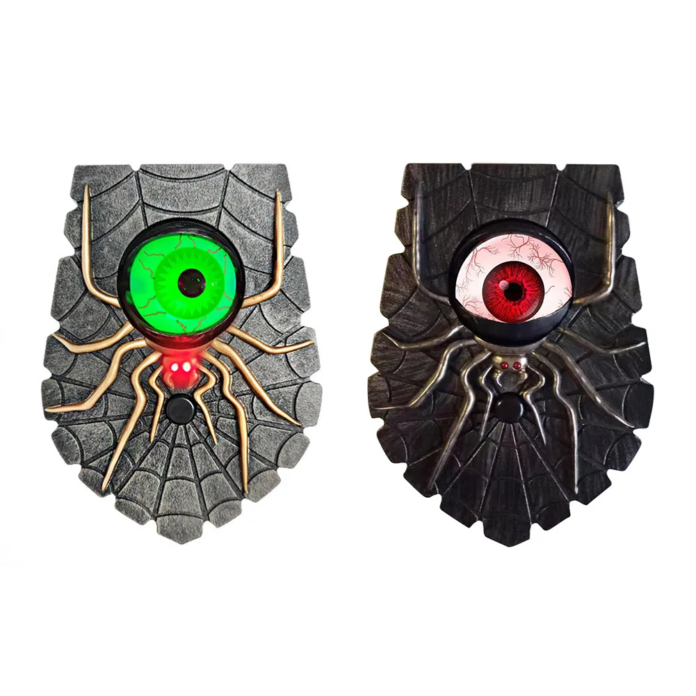 Дверной звонок на Хэллоуин глазный Классический реквизит дверной в виде паука
