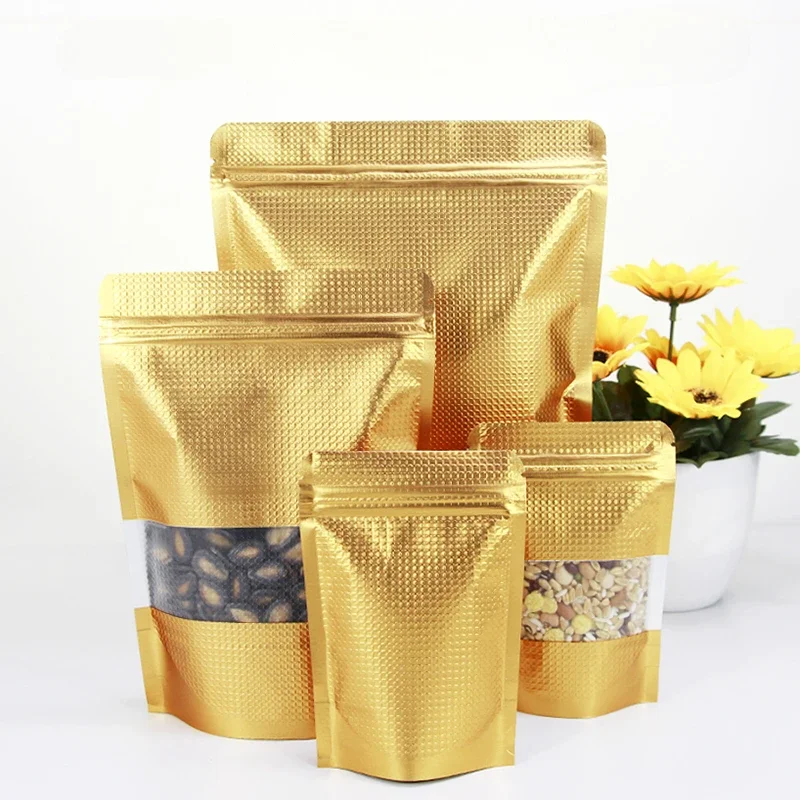 100 шт. пакеты из алюминиевой фольги с зеркальной отделкой