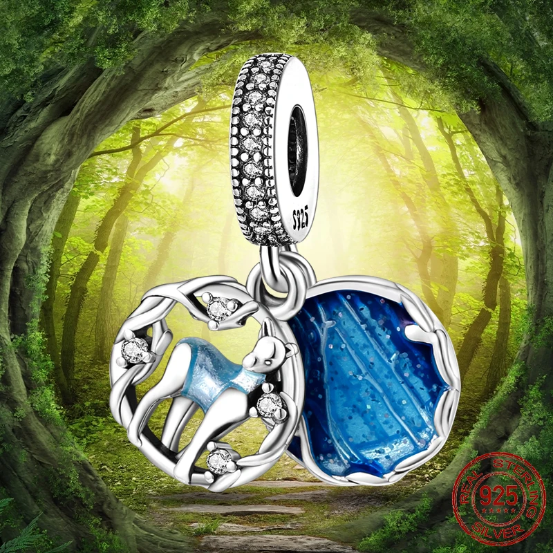 

Шарм-бусина из серебра 925 пробы, подходит для браслета Pandora