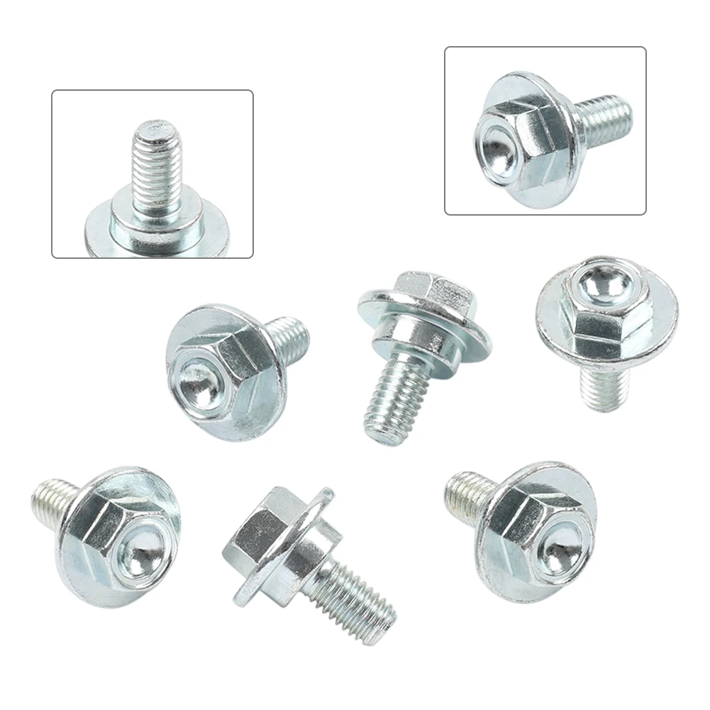 

6 шт. болты кожуха радиатора мотоцикла из углеродистой стали M5x9 мм для Honda CRF 250R 250X 450R 450X 90101-KRN-730