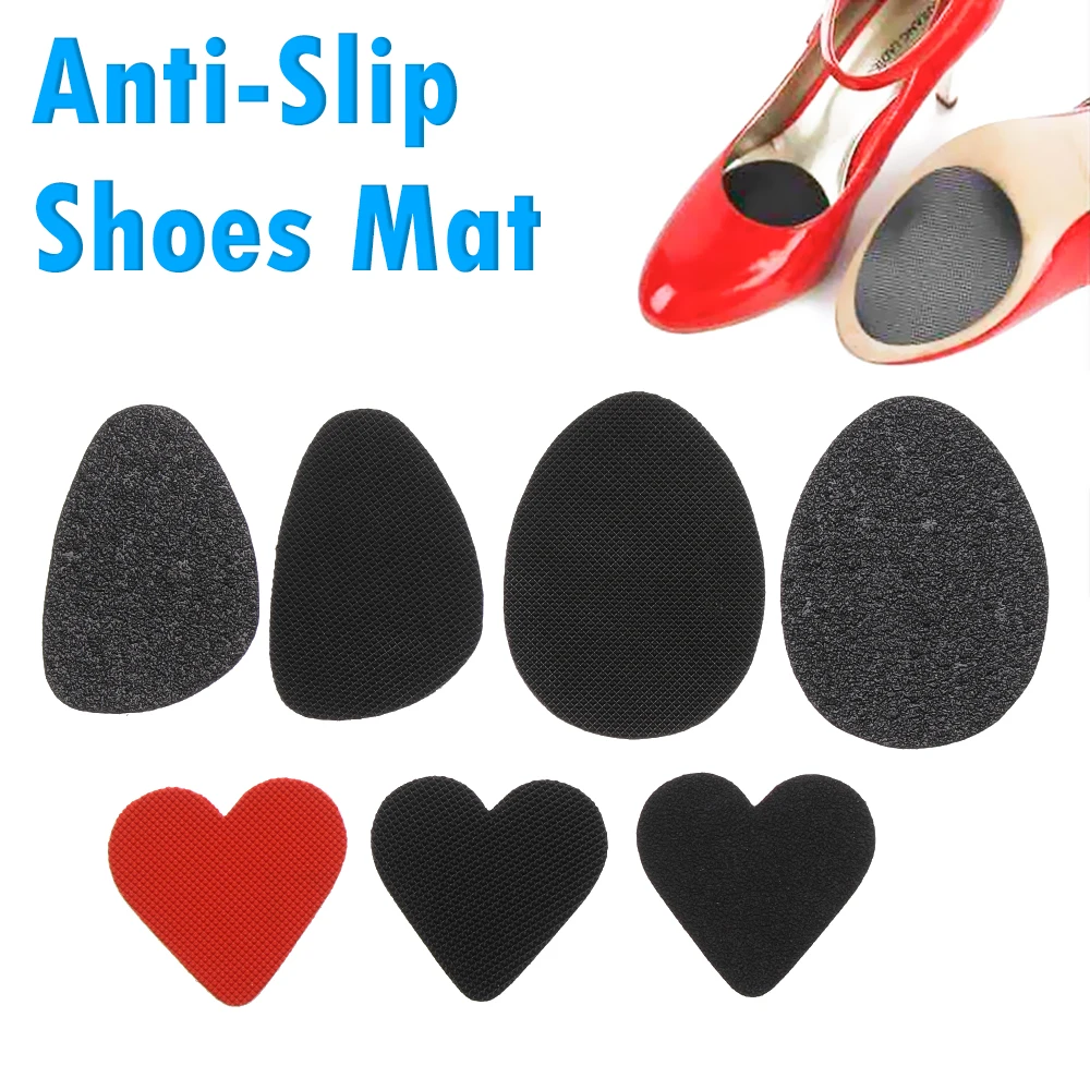 

1Pair Self-Adhesive Shoes Mat High Heels Sticker Anti-Slip Pads Women Sole Protectors Useful Cushion Insole Heel Sole Grip