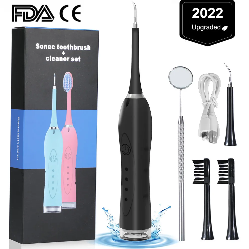 

4 Modes Sonic Dental Scaler 2 In 1 Electric Toothbrush Tooth Calculus Remover Teeth Whitening Teeth Stains Tartar Plaque Removal