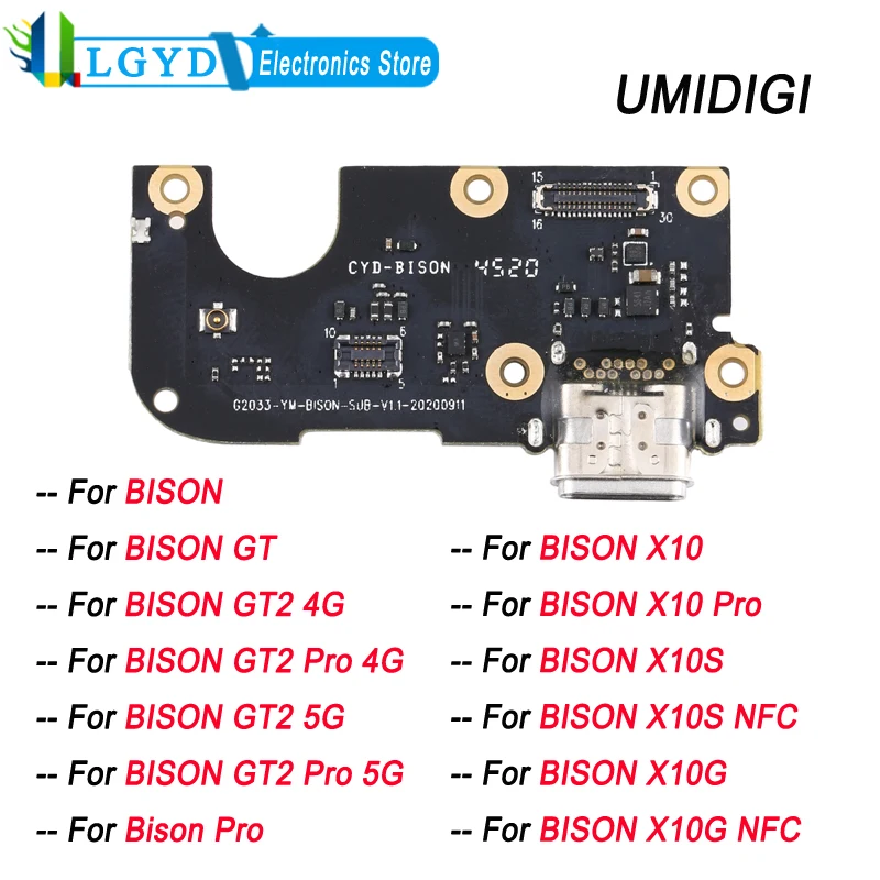 Charging Port Board For UMIDIGI BISON Bison GT Bison GT2 Bison Pro Bison X10 Bison X10 Pro BISON X10S BISON X10G