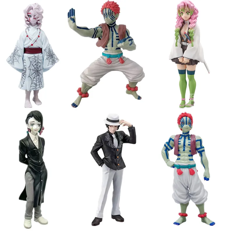 

Kimetsu no yaiba demon slayer figures Komaji Akaza Kibutsuji Muzan Action Figure Enmu Rui figurine PVC Collection model toy gift