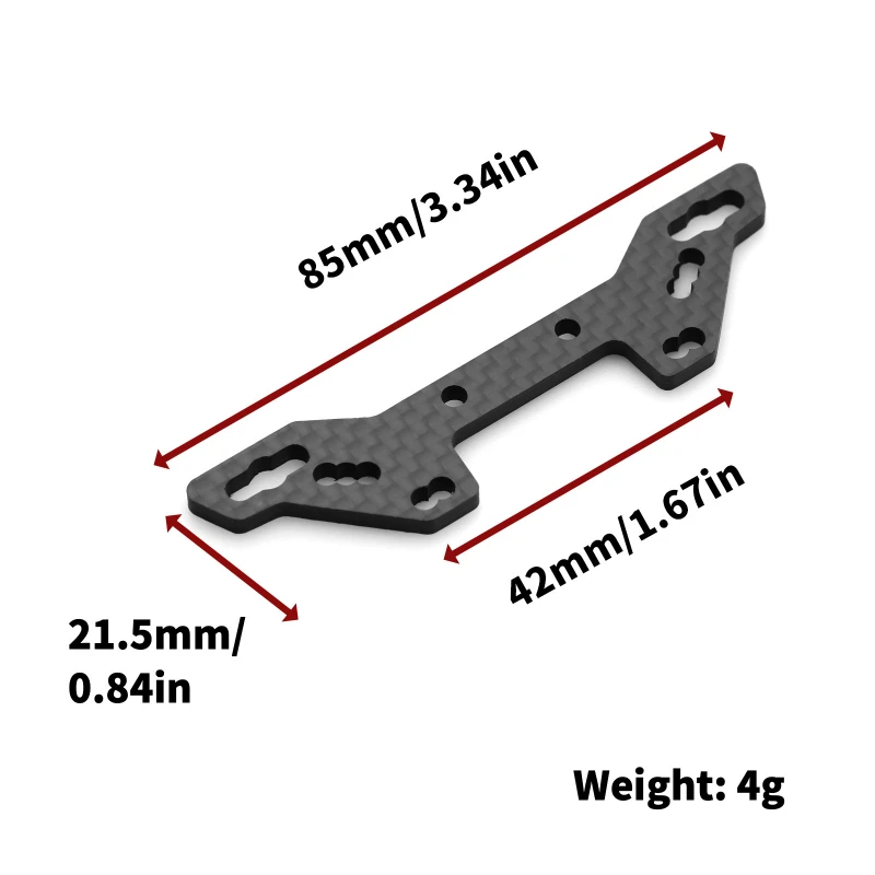 

5 шт., бампер из углеродного волокна для Tamiya TT02 TT-02 1/10