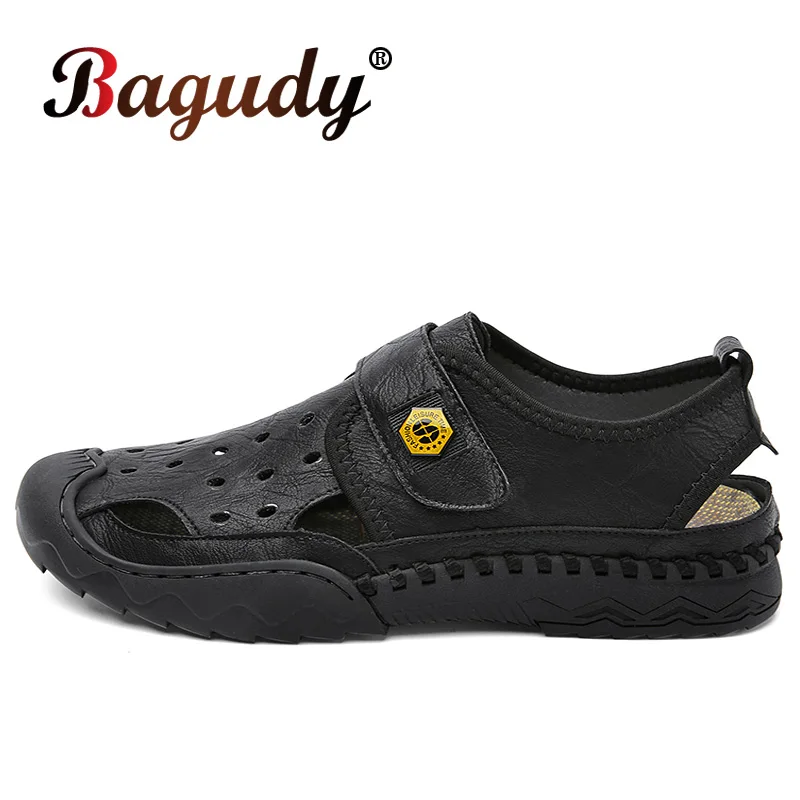 

Summer Mesh Men Sandals Hollow-Out Breathable Sandalias Summer Shoes Men Outdoor Casual Footwear Men Beach Shoes Roman Shoes