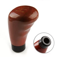 durable and practical universal 5 speed car manual gear shift knob shifter lever shifter wood color