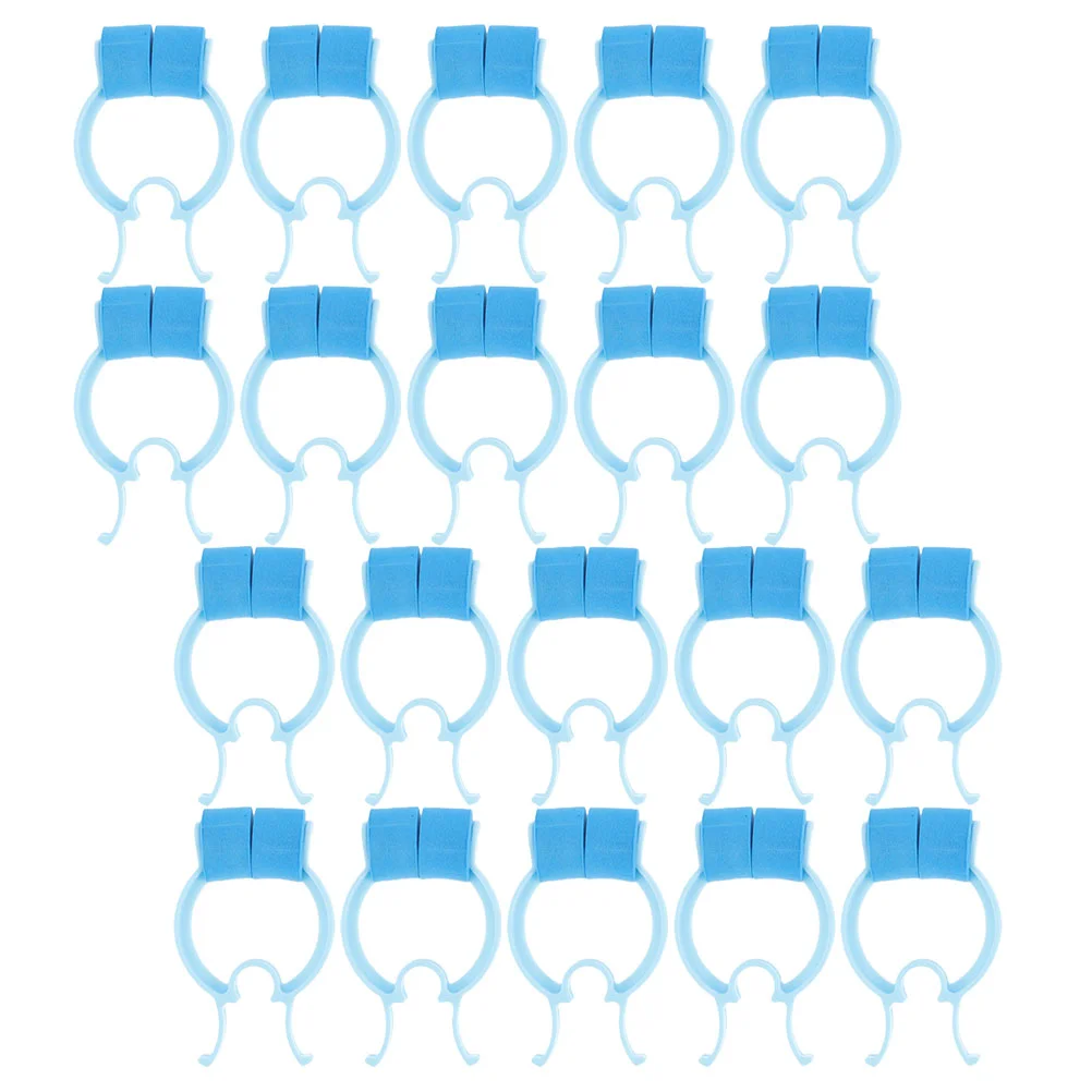 

20 Pcs Clip Ins Nose Accessory Portable Stop Clips Convenient Plug Eva Nosebleeds Nasal Swimming