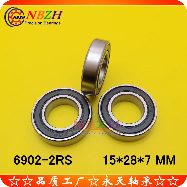 10 шт. подшипник NBZH из стали или нержавеющей S6902ZZ 6902ZZ 6902-2RS 61902 15*28*7 мм