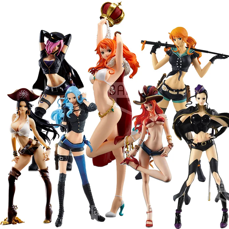 

Action doll Bandai Pirates One Piece FDS Crown Nami Pirates Black Robin Empress Weiwei Leijiu Jingpin Figures