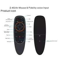 kebidu 2 4g usb receiver g10s air mouse voice control with gyro sensing mini wireless smart remote for android tv box