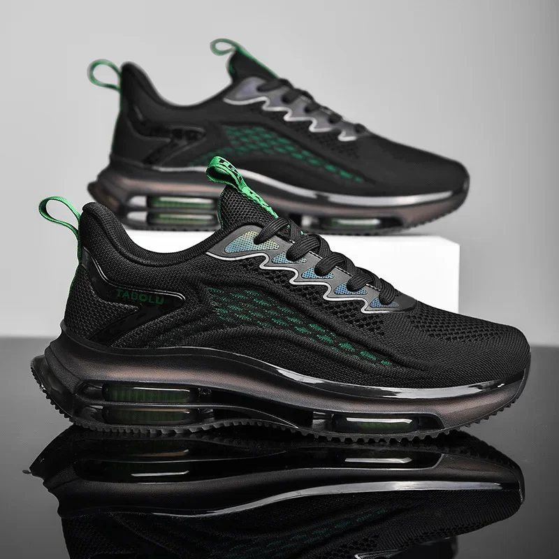 Летние мужские тонкие туфли Tide дышащие брендовые кроссовки с сеткой для бега