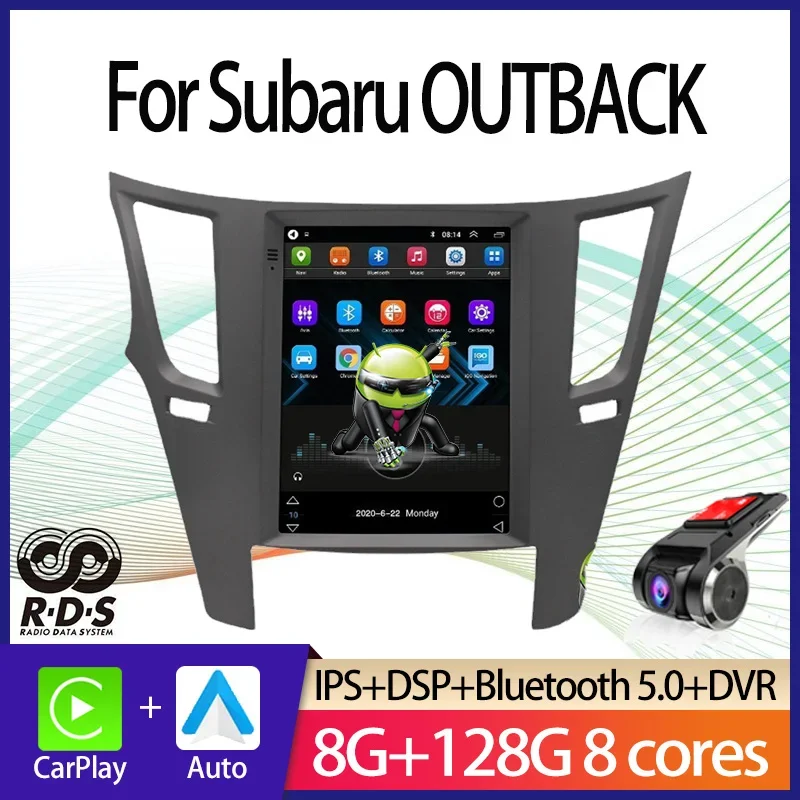 Автомобильный GPS-навигатор для Subaru OUTBACK Android Tesla Style авторадио стерео