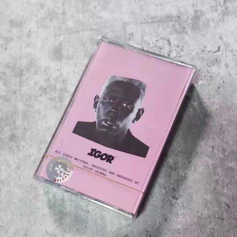Фото Музыкальная кассета R&B Tyler The Creator: альбом IGOR, EARFQUAKE, кассеты, косплей, Walkman, рекордер, автомобильные саундтреки, музыка для вечеринок, подарки №1