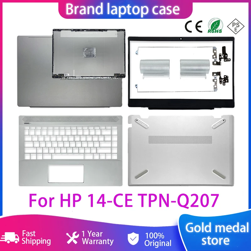 

NEW LCD Back Cover/Front bezel/Hinges/Palmrest/Bottom Case For HP 14-CE TPN-Q207 Top Back Case L19174-001 L19181-001 L19190-031