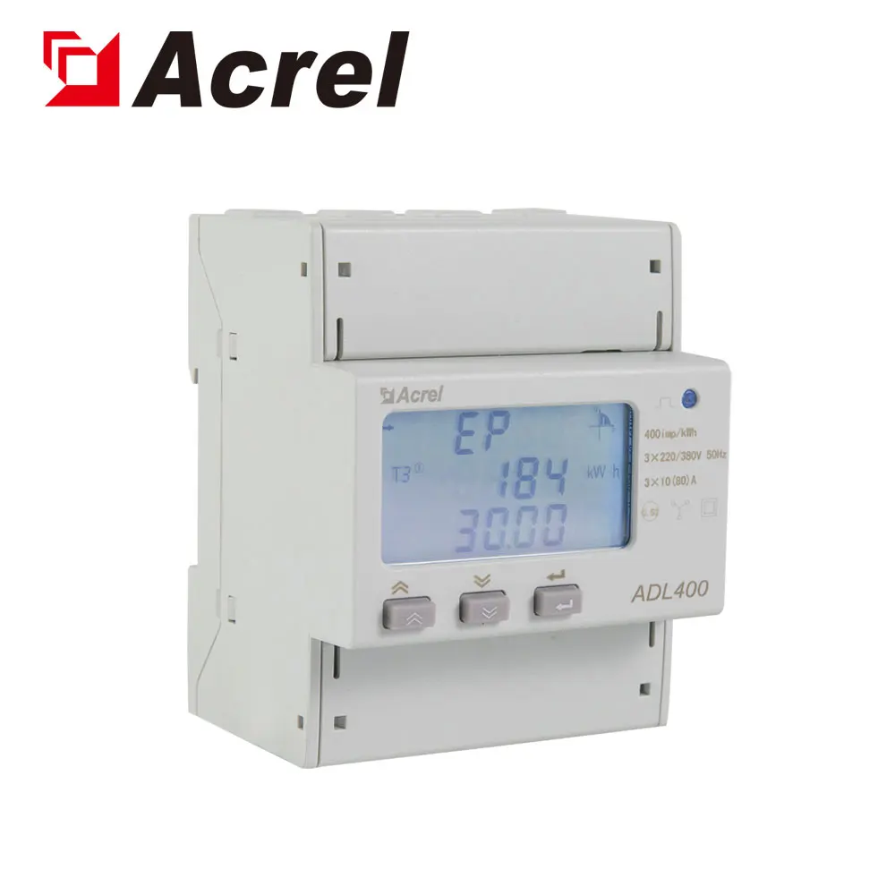 

Acrel ADL400 Three Phase Din Rail Electricity kWh Power Consumption Monitor Energy Meter with RS485 Modbus-RTU