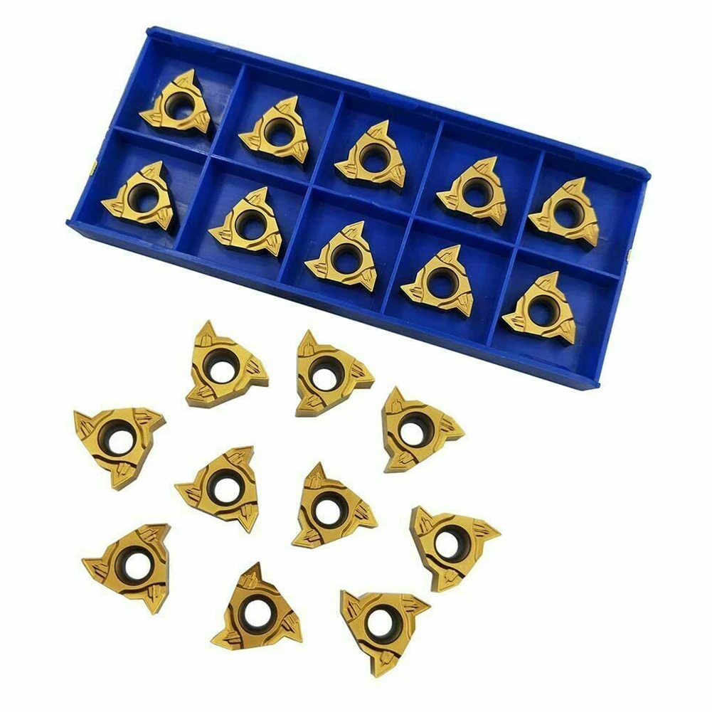 

10Pcs External Threading Inserts RT16.01W-G60P YBG201 (1.5-3.0) CNC Steel Lathe Tool Turning Tools Accessories